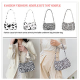 Animal Printing Canvas Shoulder Bag for Daily Shopping