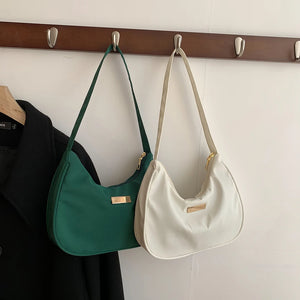 Stylish Women Shoulder Bag Vintage Nylon Handbag Purse for Travel