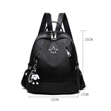 Stylish Women's Ladies Backpack Oxford Cloth Rucksack School Travel Shoulder Bag