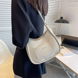 Stylish Women's Messenger Bag Solid PU Leather Satchel