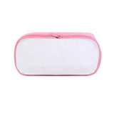 Sublimation Blank Pencil Bag High Capacity PU School Supplies