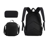 Sublimation Printing School Bag Backpack Lunch Box Pencil Bags Three Sets