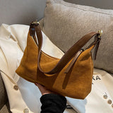 Winter Suede Leather Crossbody Bag for Women