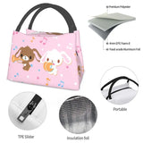 Sugarbunnies Insulated Lunch Bags for Women Portable Cooler Thermal Bento Box