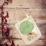 Sumikko Gurashi Anime Canvas Shopping Bag Foldable Tote Handbag Unisex