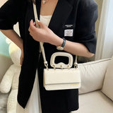 Summer Shoulder Bag Small Flap Crossbody Solid Color Women's Pu Leather