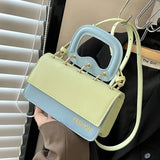 Summer Shoulder Bag Small Flap Crossbody Solid Color Women's Pu Leather