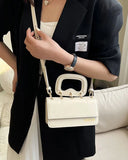 Summer Shoulder Bag Small Flap Crossbody Solid Color Women's Pu Leather
