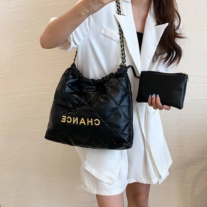 Summer High Rhombic Chain Messenger Bag Set
