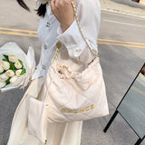 Summer High Rhombic Chain Messenger Bag Set