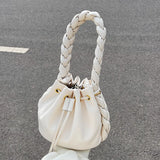 Summer Ladies Messenger Bag Drawstring Bucket Bag Small Bag Women
