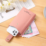 Summer Mobile Phone Bag Women PU Leather Large-capacity Shoulder Crossbody Bag