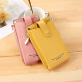 Summer Mobile Phone Bag Women PU Leather Large-capacity Shoulder Crossbody Bag