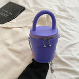 Summer Chain Bag Bucket Bag One-shoulder Messenger Women's Bag