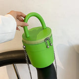 Summer Chain Bag Bucket Bag One-shoulder Messenger Women's Bag