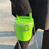 Summer Chain Bag Bucket Bag One-shoulder Messenger Women's Bag