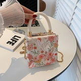 Lace Flower Chain Shoulder Bag Women Evening Dinner Bag