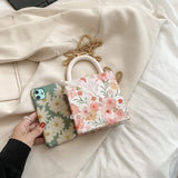 Lace Flower Chain Shoulder Bag Women Evening Dinner Bag