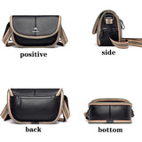 Solid Large Capacity Women's Shoulder Bag