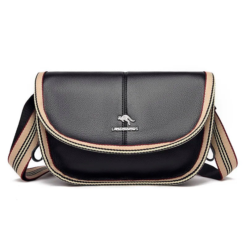 Solid Large Capacity Women's Shoulder Bag