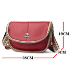 Solid Large Capacity Women's Shoulder Bag
