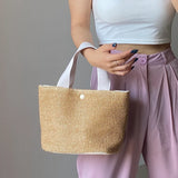 Summer Beach Bag Retro Handbag Woven Women Bag
