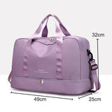 Nylon Crossbody Travel Bag for Men and Women
