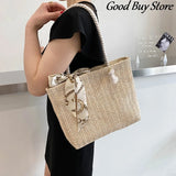 Bohemia Straw Beach Bag Women Raffia Shoulder Purse Totes