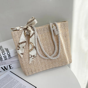 Bohemia Straw Beach Bag Women Raffia Shoulder Purse Totes