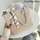 Bohemia Straw Beach Bag Women Raffia Shoulder Purse Totes