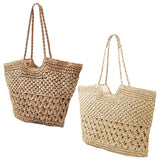 Summer Beach Bags Hollow Shopping Tote Bag Casual Shoulder Bag Large Capacity Ha