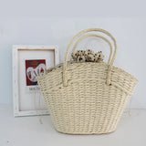 Summer Beach Straw Bags For Women Handbags High Paille Weave Female