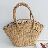 Summer Beach Straw Bags For Women Handbags High Paille Weave Female