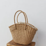 Summer Beach Straw Bags For Women Handbags High Paille Weave Female