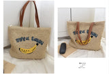 Summer Bohemia Shoulder Bags Large Beach Tote Handbags Straw Bag for Women