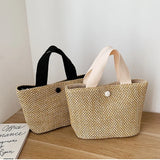Bohemian Weaving Straw Beach Bag Handbags Travel Totes