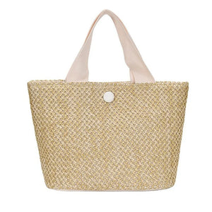 Bohemian Weaving Straw Beach Bag Handbags Travel Totes