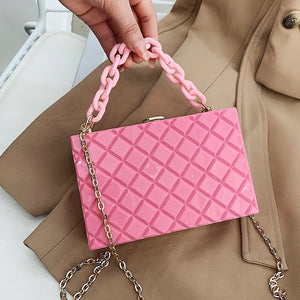 Summer Candy Acrylic Crossbody Bag Chain Shoulder Bag