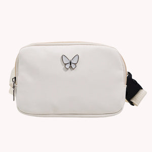 Summer Canvas Shoulder Bags Women Phone Purse Solid Crossbody Handbags