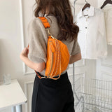 Summer Chain Waist Bag Woman Fanny pack Phone Pack Leather Shoulder Crossbody Ch