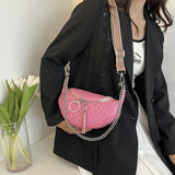 Leather Summer Waist Bag Ladies Saddle Fanny Pack Crossbody Chest Bag