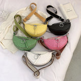 Leather Summer Waist Bag Ladies Saddle Fanny Pack Crossbody Chest Bag