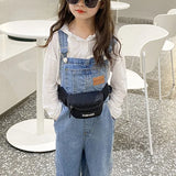 Summer Child Waist Bag Canvas Girls Crossbody Chest Bag Purses