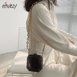 Summer Clear Acrylic Box Mini Women Transparent Bag Thick Chain Shoulder Crossbo