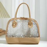 Summer Clear Messenger Bag PVC Star Chain Shoulder Handbags