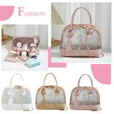 Summer Clear Messenger Bag PVC Star Chain Shoulder Handbags