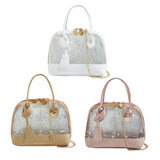 Summer Clear Messenger Bag PVC Star Chain Shoulder Handbags