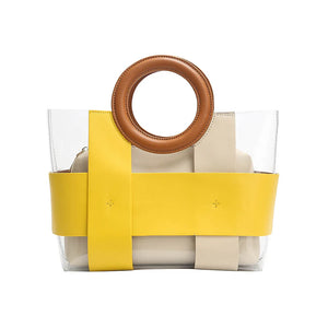 Summer Clear Tote Bags Women PVC Shoulder Messenger Bags