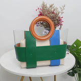 Summer Clear Tote Bags Women PVC Shoulder Messenger Bags