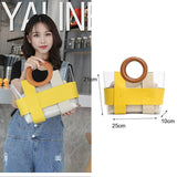 Summer Clear Tote Bags Women PVC Shoulder Messenger Bags